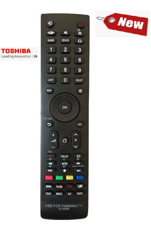 Bảng giá Điều khiển tivi Toshiba các dòng TV Toshiba 32L 43U 43L 49L 49U 50U 55L 55U Smart TV- Hàng tốt