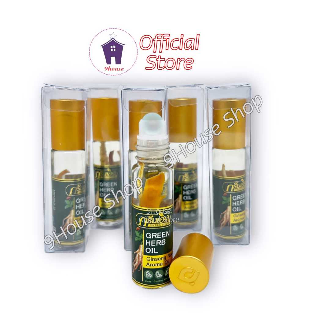 01 Dầu Nhân Sâm Ginseng Green Herb Oil Thái Lan (8ml/chai)