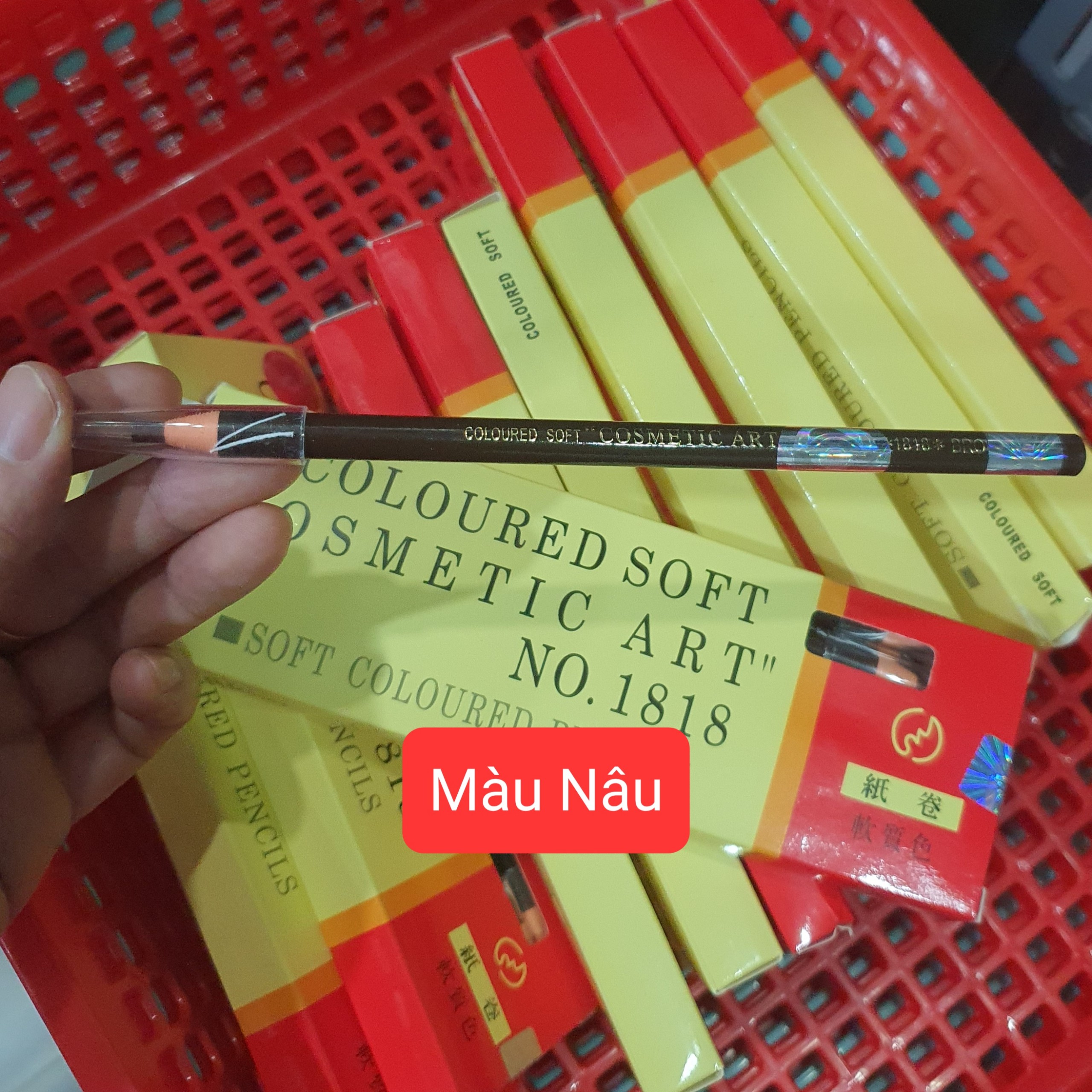 Chì xé kẻ mày phẩy sợi 2 tem, chì Coloured Soft