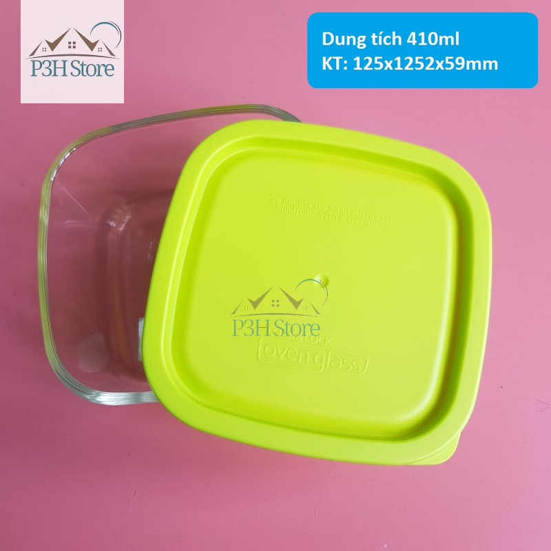 Hộp thủy tinh chịu nhiệt Lock&Lock Steamhole nắp silicone mềm sử dụng lò vi sóng LLG161 LLG162 LLG165 LLG168 LLG502 LLG506