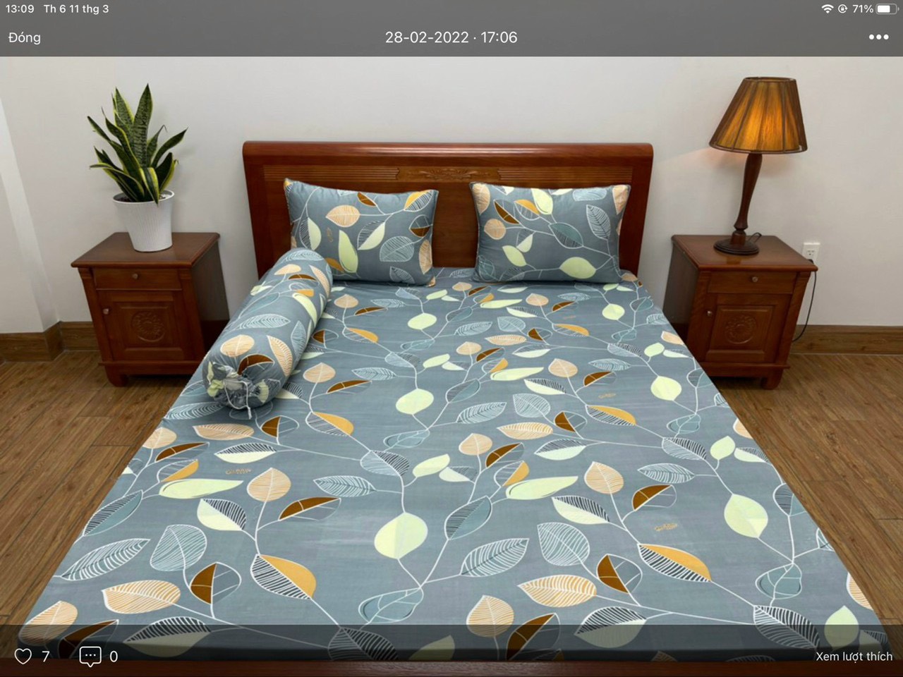 Bộ drap thun Hàn Quốc 4 món size 1m2/1m4/1m6/ 1m8*2m