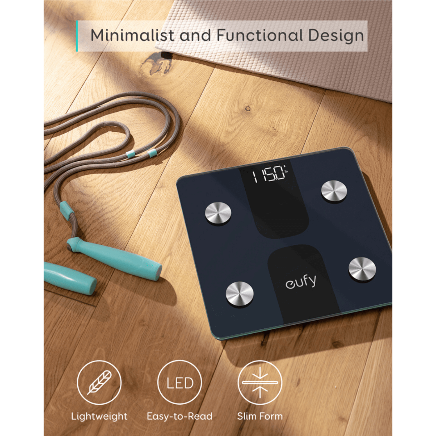 Cân điện tử Eufy Smart Scale C1 - T9146 ( Màu trắng)
