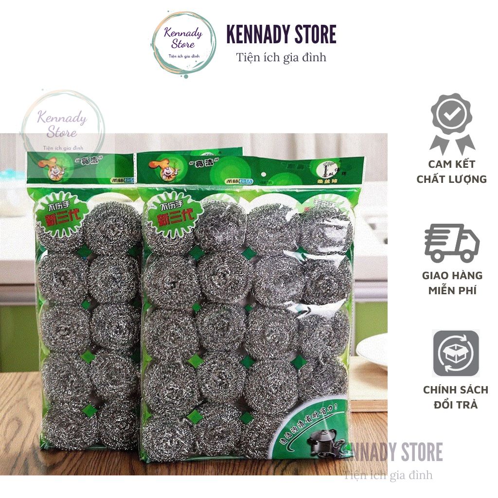 Combo 20 miếng cọ nồi bằng sắt tiện dụng