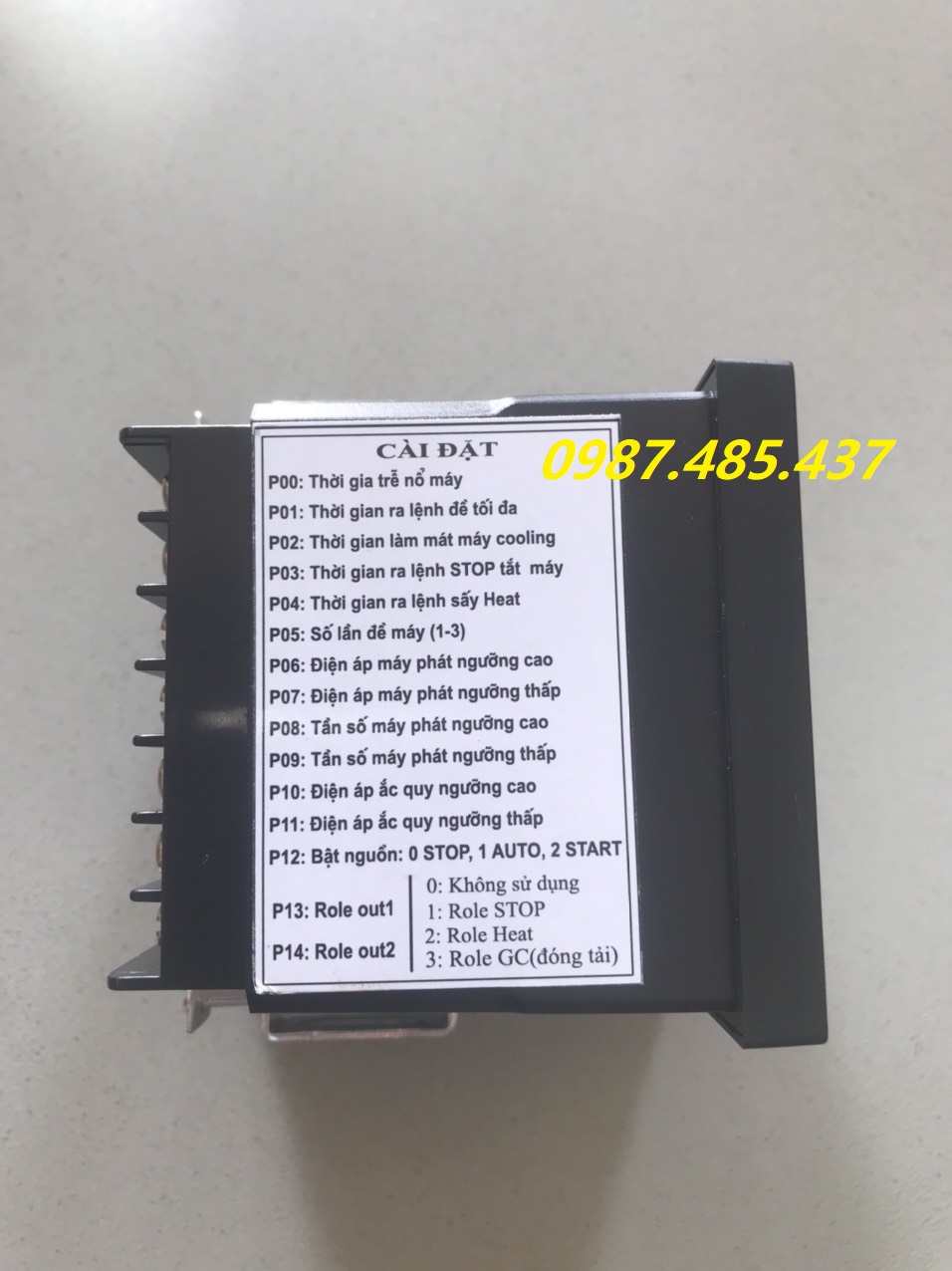 Bộ trợ đề máy phát điện - Bộ điều khiển  AUTO START V1.1
