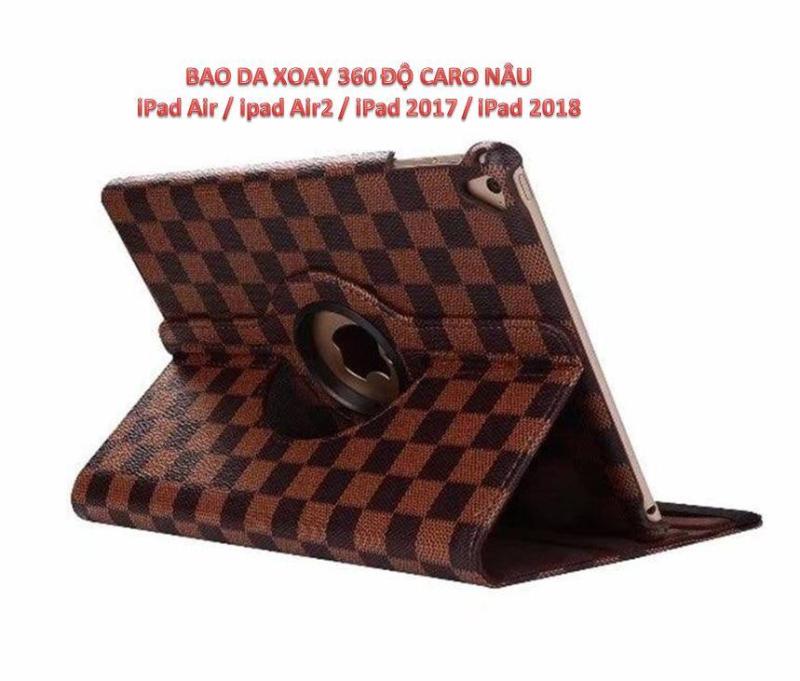 Bao da iPad Air/ iPad Air2/ iPad 2017/ iPad 2018 xoay 360 caro