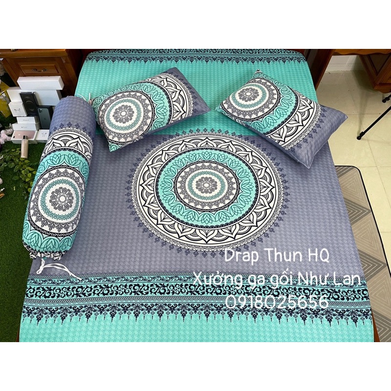 Bộ ga gối Thun Hàn Quốc giá rẽ