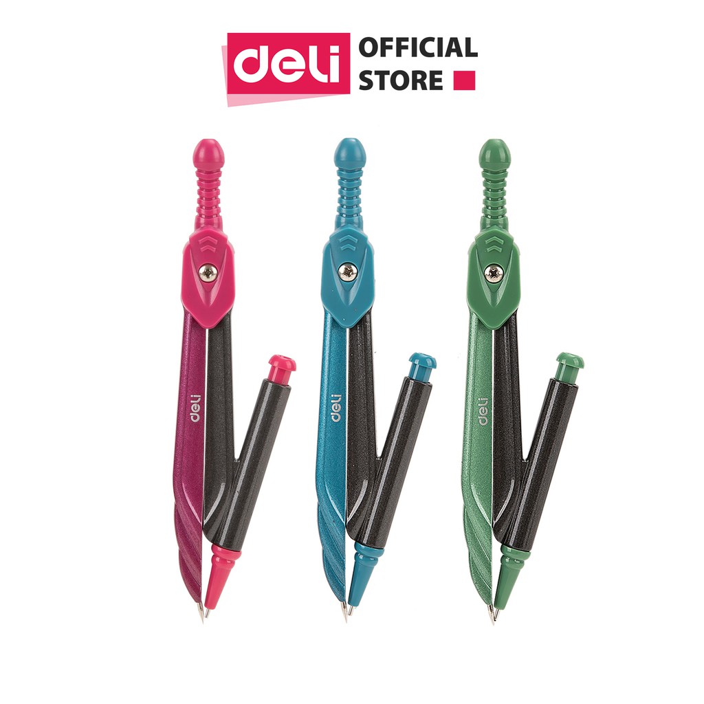 Compa Deli - 1 cái EG20302 - Bộ Compa Deli