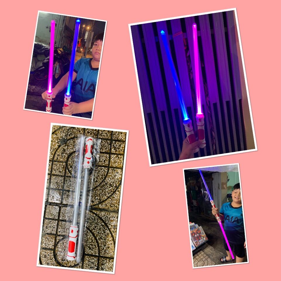 [MUA 2 GIẢM 5%]Set 2 Kiếm Đèn Led Phát Sáng Star Wars Có Âm Thanh