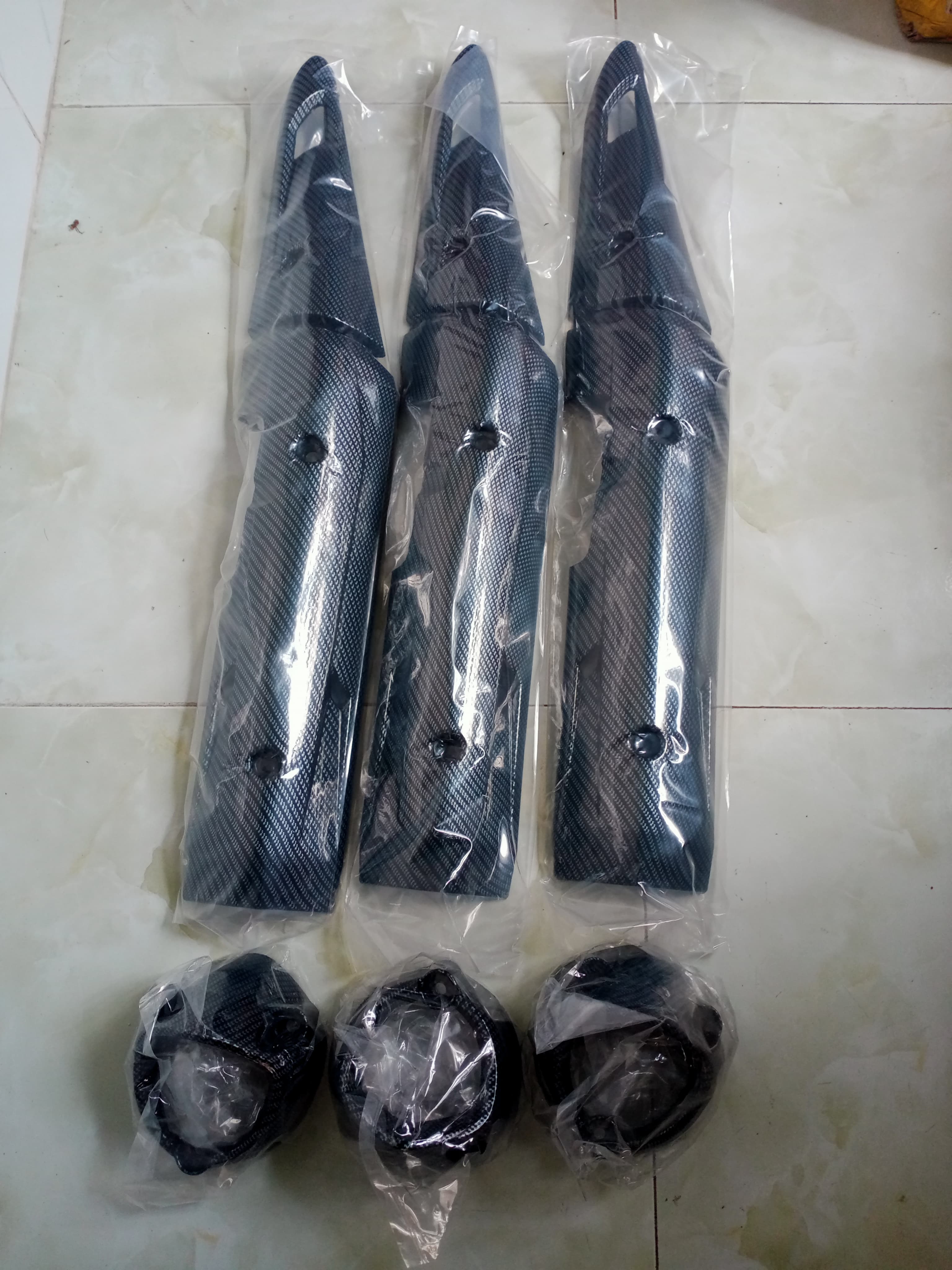 Ôp pô cacbon gắn xe exciter 150 (full bộ )