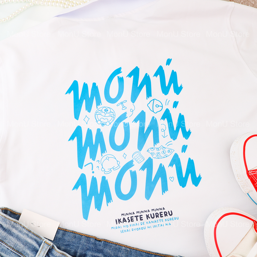 Áo thun có cổ DORAEMON DOREMON Unisex dễ thương cute MON0505
