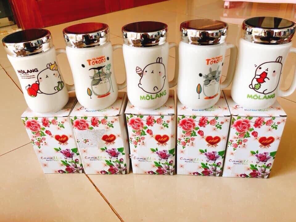 Combo 5 Ly sứ giữ nhiệt cao cấp