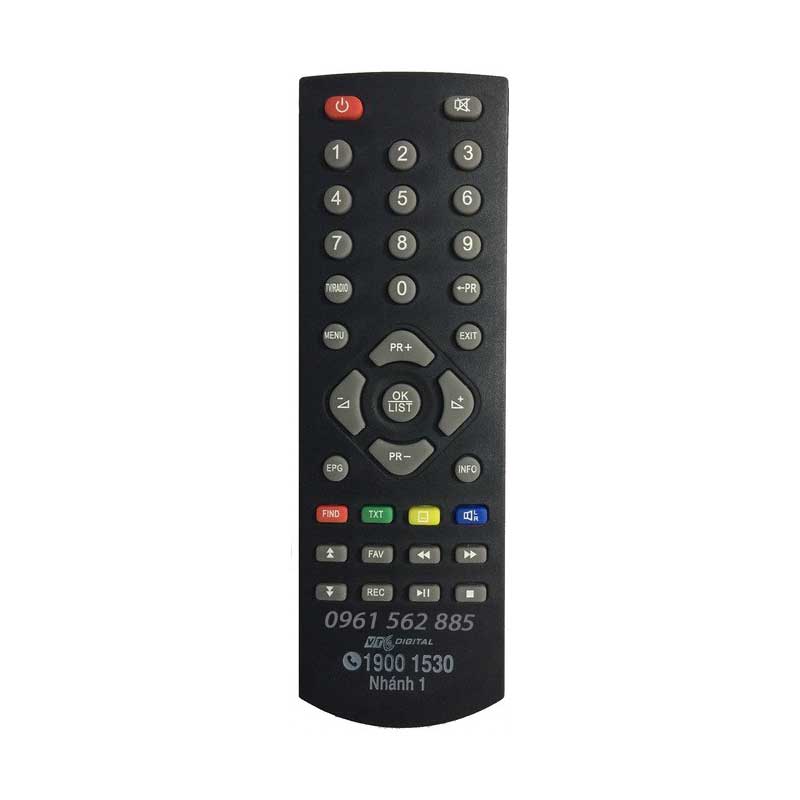 Điều Khiển Remote Đầu Thu  VTC Kỹ Thuật Số KTS