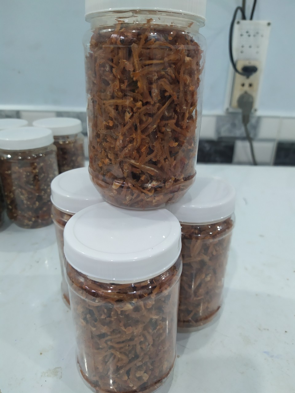[HCM]Cá cơm sấy tẩm gia vị ăn liền (200gr)