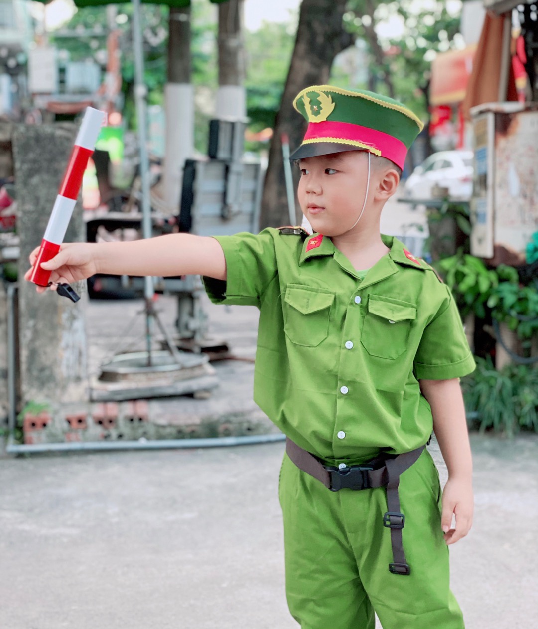Bộ đồng phục công an trẻ em