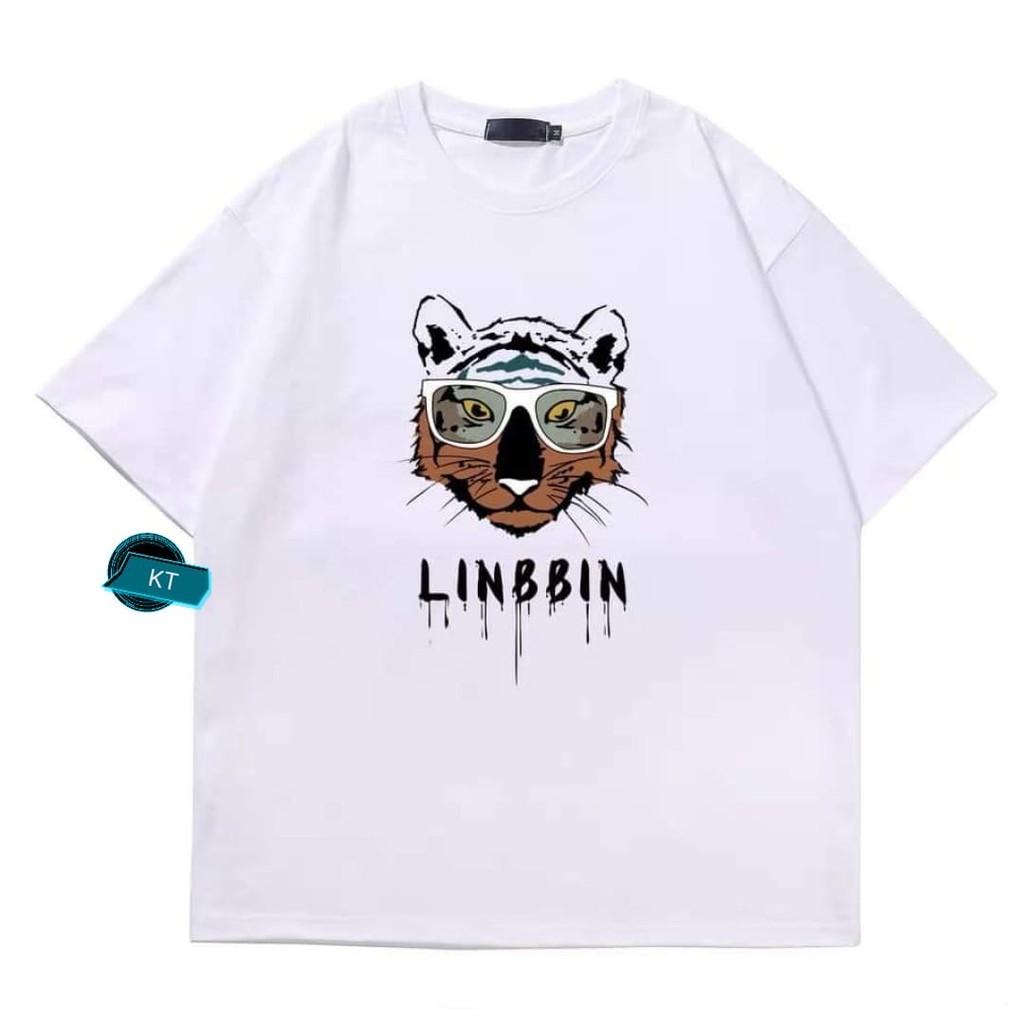 Set áo phông hổ Linbbin đeo kính+ quần KTH0620