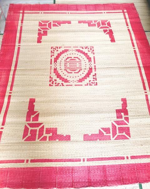 Chiếu cói in thọ 1m6x1m9 giá rẻ