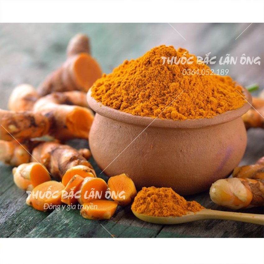 Bột nghệ vàng 100g, nguyên chất, thơm, mịn, gia vị tẩm ướp, tạo màu, hương vị cho món ăn