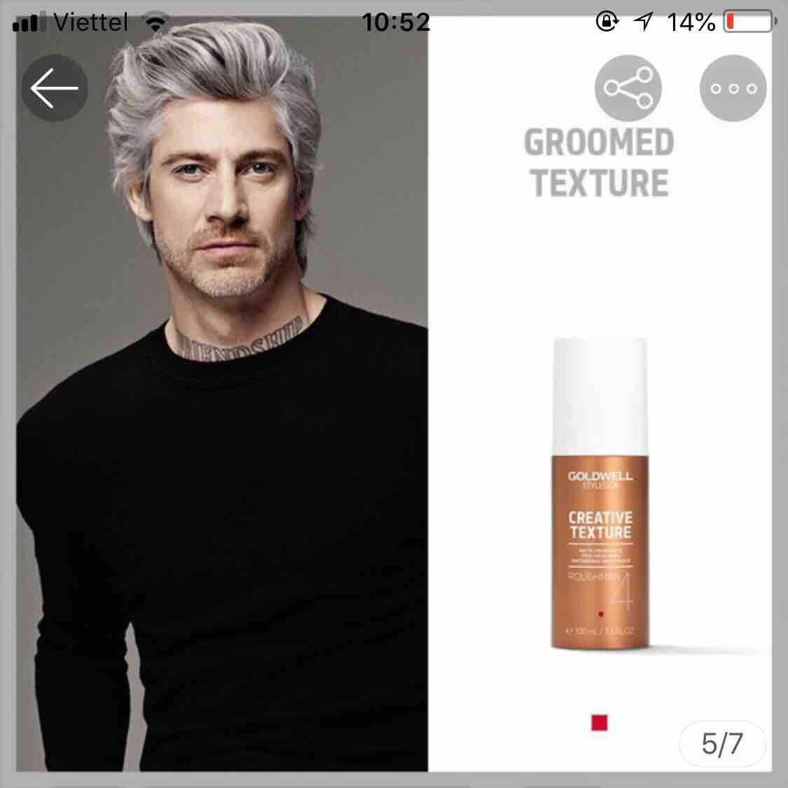[HCM]Paste tạo kiểu Goldwell Roughman Creative Texture 4 100ml ( mẫu mới)
