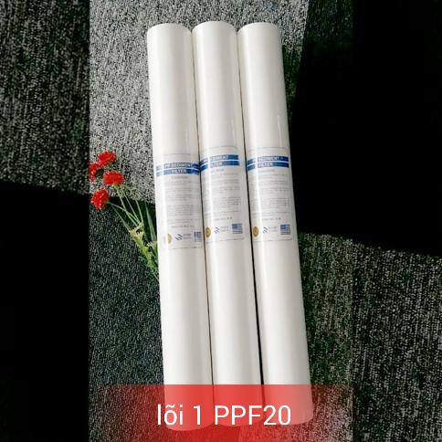 Combo 5 lõi lọc nước số 1 ppf 20inch chuẩn dùng cho máy ro và bộ lọc thô