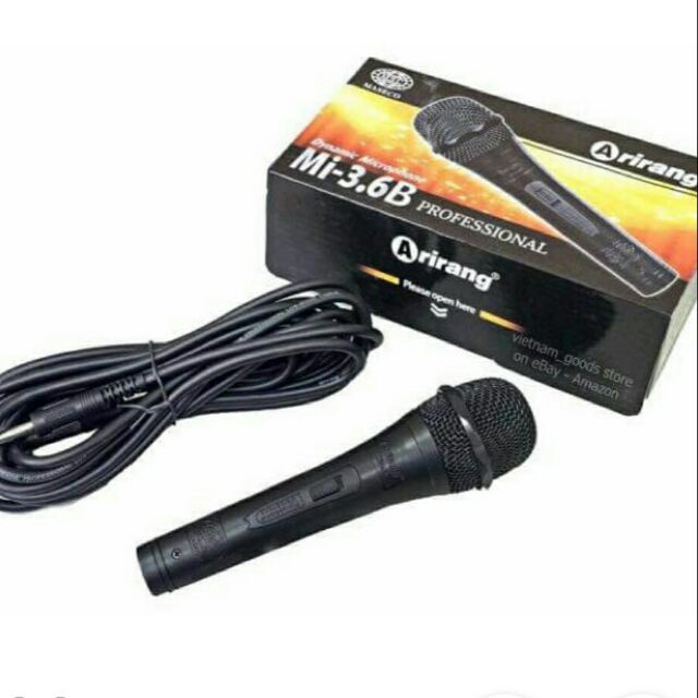 Micro karaoke có dây Arirang Mi 3A Mi 3B