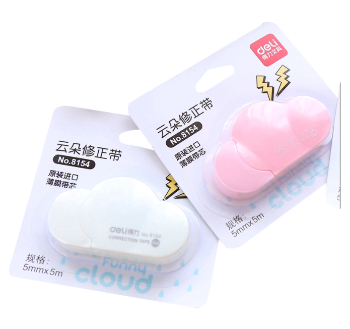 Bút Xóa Kéo Mini Hình Đám Mây Dễ Thương