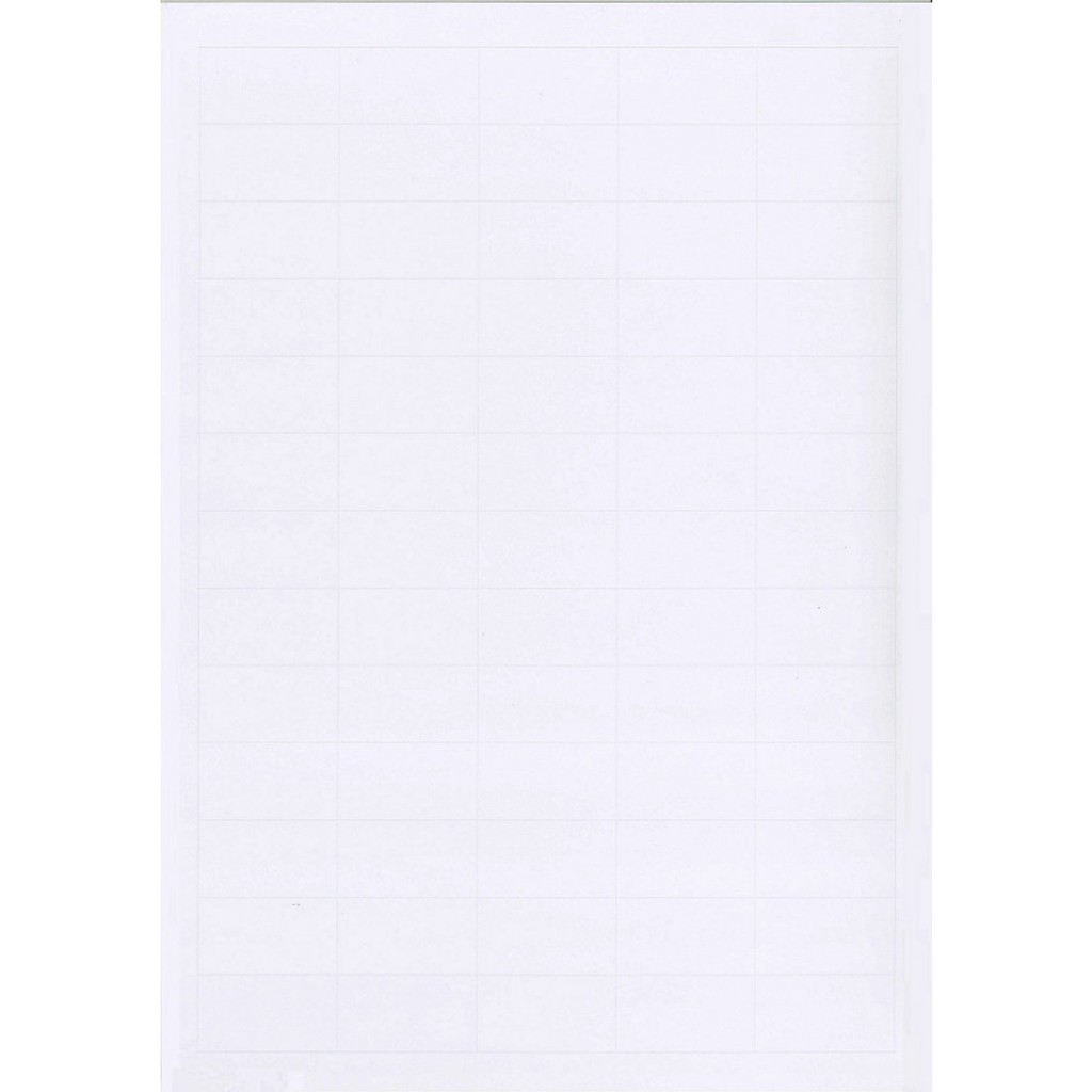 Xấp 20 tờ Giấy Decal A4 In Mã Vạch Mincode BarCode QRcode Mã Vạch In Mã Sản Phẩm