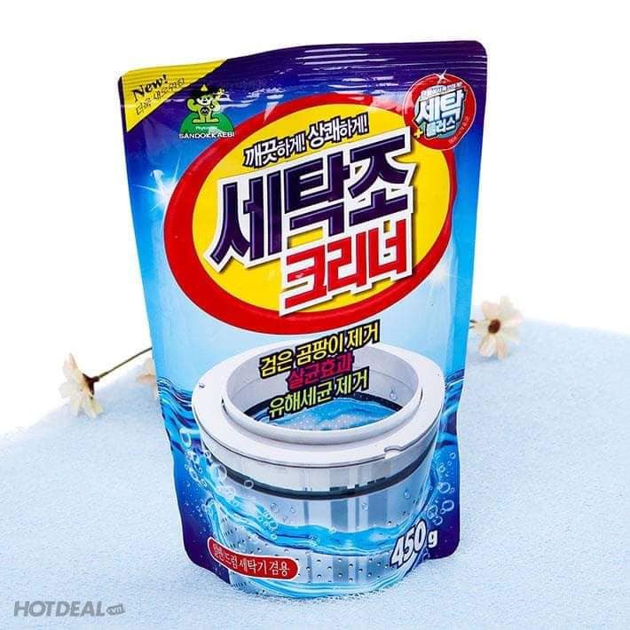 Bột tẩy vệ sinh lồng máy giặt 450g hàn quốc