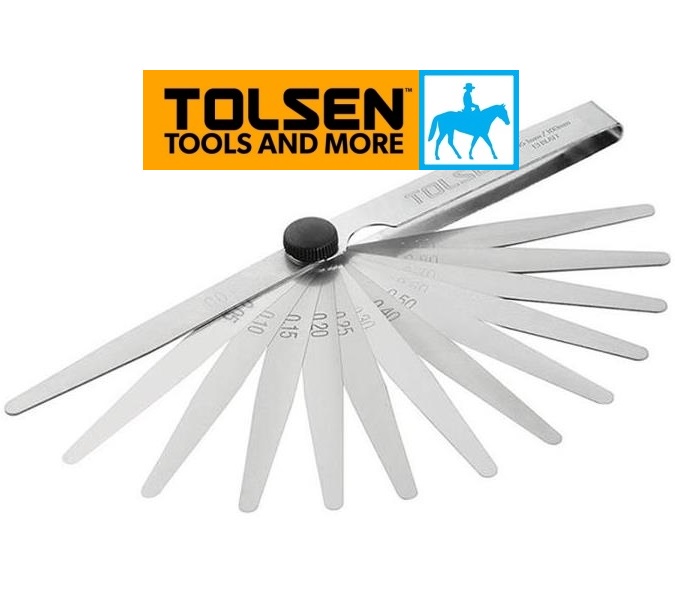 [SAIGON] Bộ thước 13 lá 005mm 100mm Feeler Gauges 13 Blatt Tolsen 35044 sản phẩm đa dạng chất lượng đảm bảo cam kết hàng giống với mô tả inbox shop để từ vấn thêm