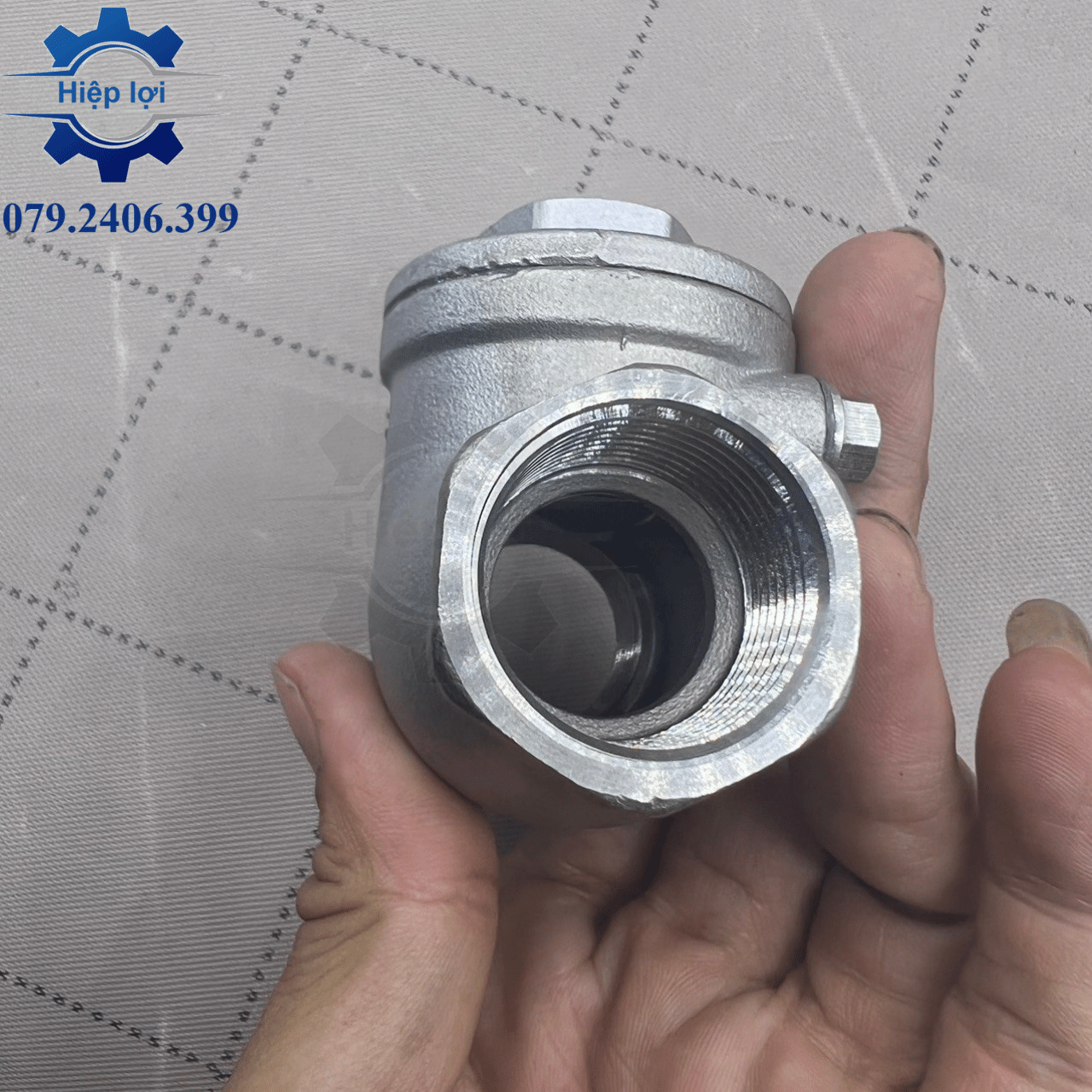 Van 1 Chiều Lá Inox 304 - Van Nước 1 Chiều Lá Lật Bắt Ren - Ngăn dòng chảy ngược, bền bỉ