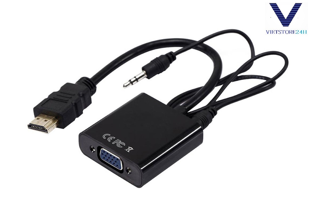 Cáp hdmi -> vga l + audio