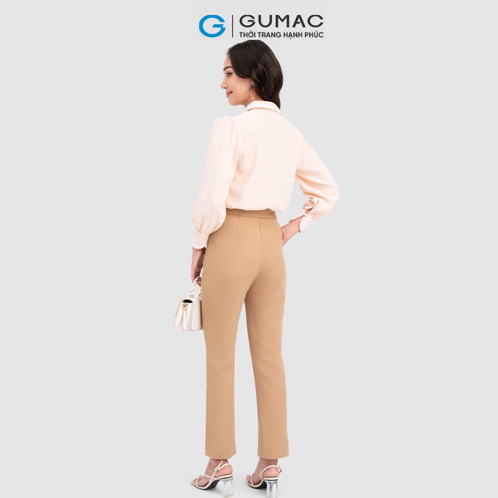 Áo kiểu phối ren thời trang GUMAC AC10075