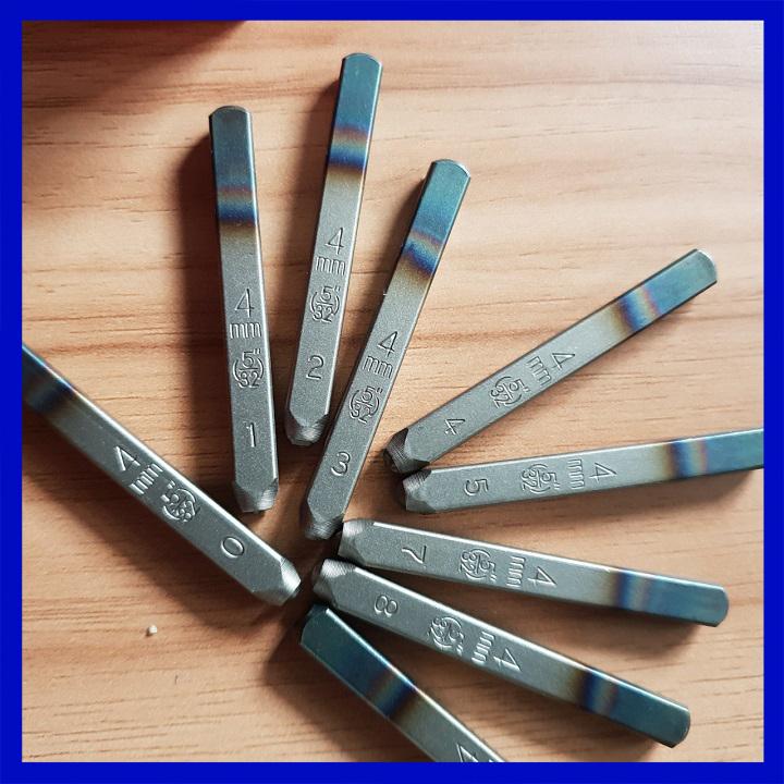 Bộ đục số đóng số 4mm - XUÔI