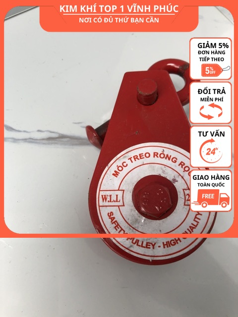 Ròng rọc  Móc treo ròng rọc các cỡ