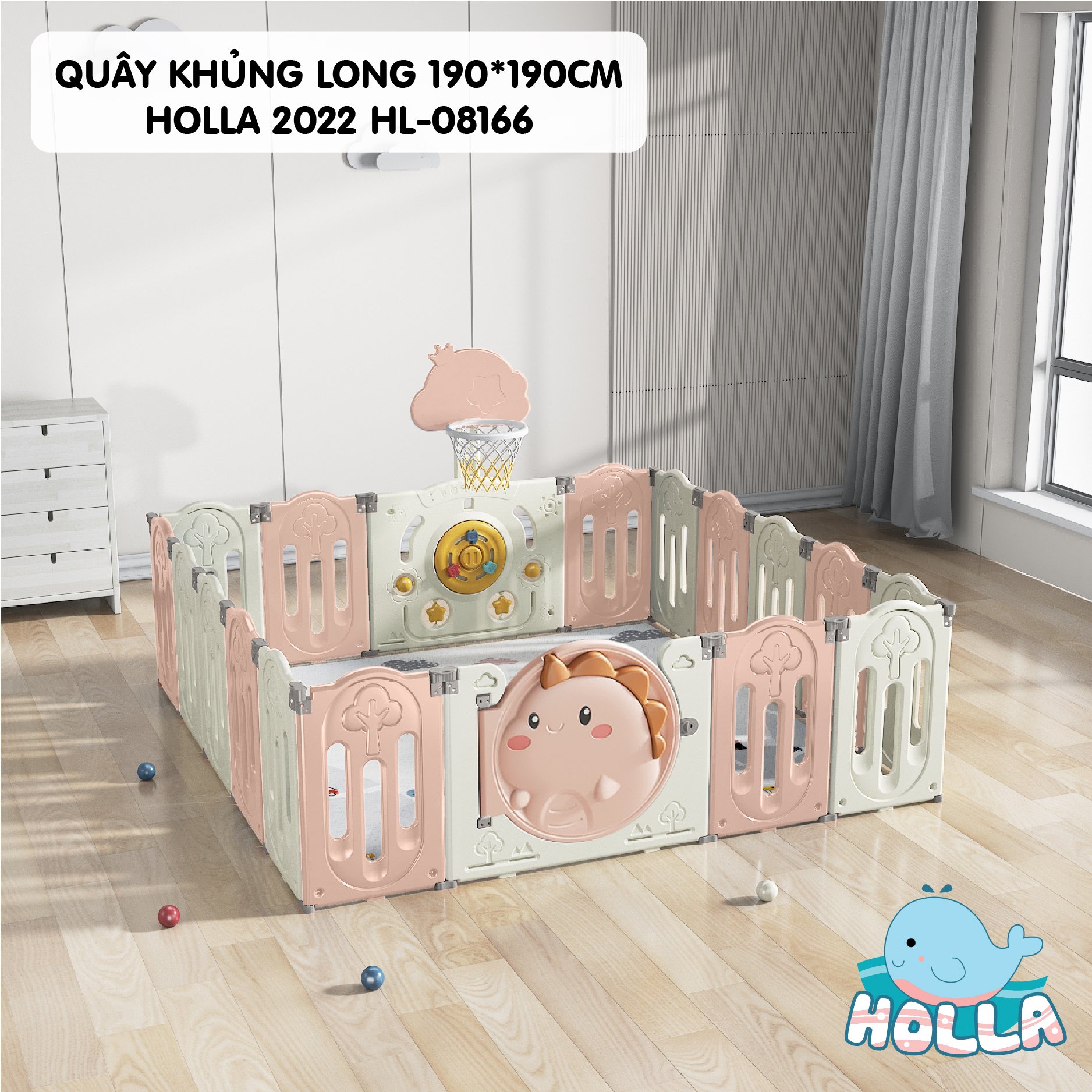 Quây Khủng Long Holla 2022 mẫu mới - Thằng Bờm store