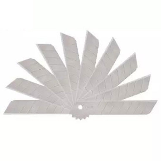 Dao rọc giấy Tolga & 10 lưỡi dao rọc giấy Tolga cỡ 18mm - Lưỡi đen
