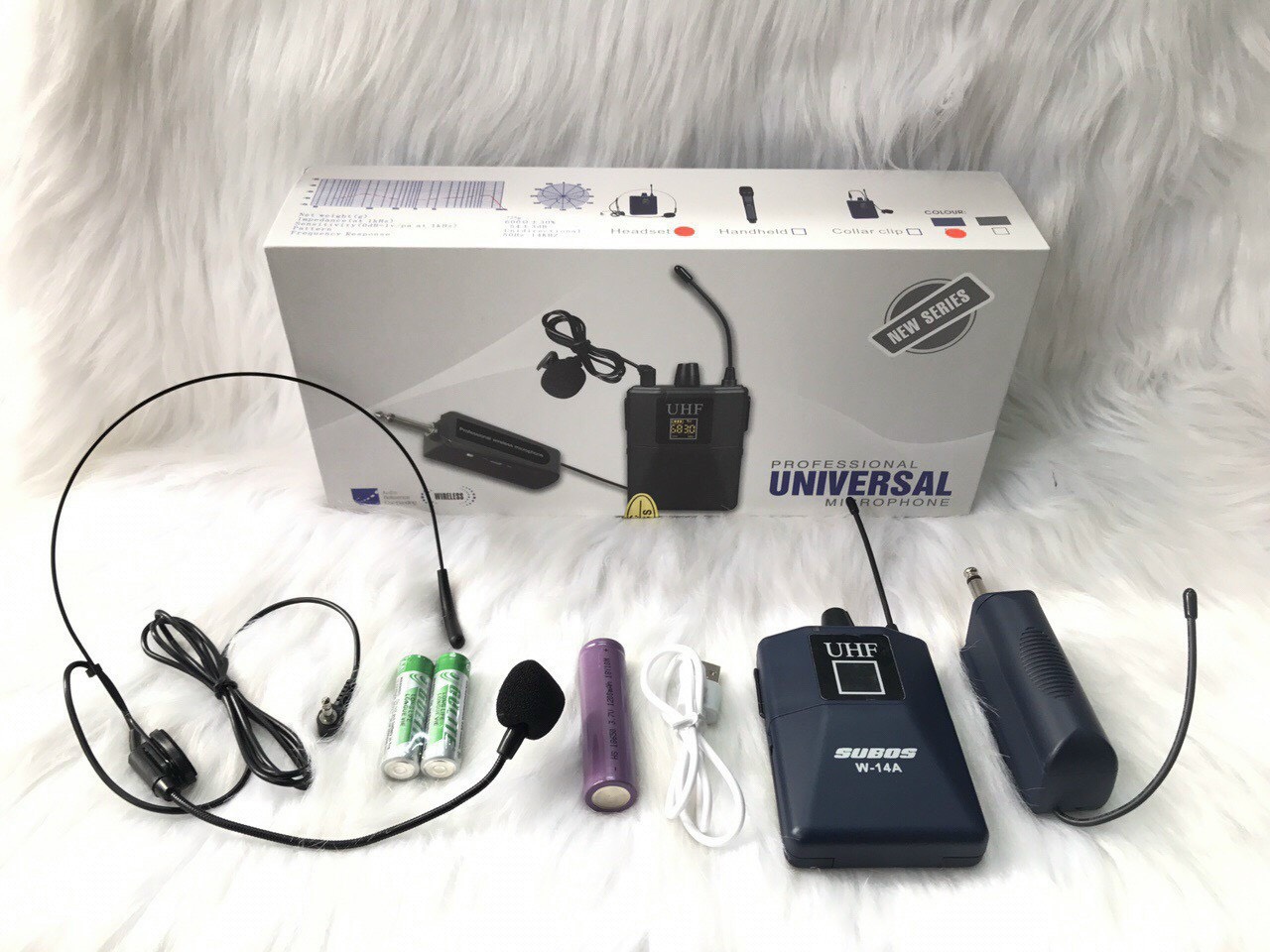 Top Micro Cài Áo Tốt Nhât - Combo Micro Cài Áo Không Dây -Micro Trợ Giảng Đa Năng Subos Uhf W-14a Cài Áo Đẹp-Nhỏ Gọn Âm Thanh Tuyệt Vời - Chống Hú Rất Tốt- Chất Âm Tốt - Giọng Nói Rõ Ràng-Dành Cho Loa Kéo Amly Sự Kiện-Phong Cách Hiện Đại