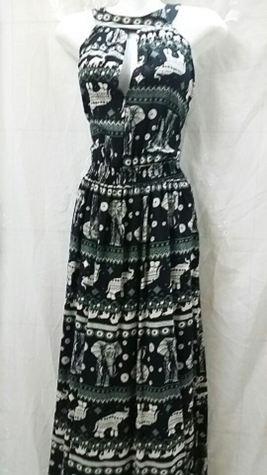 [HCM]Đầm Maxi vải Tôn
