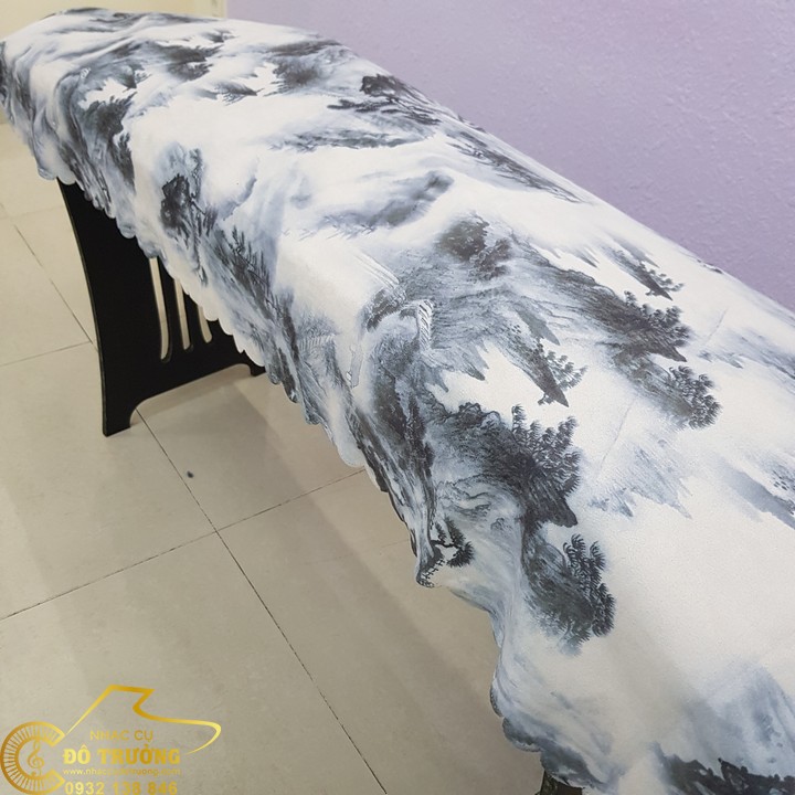 Khăn Phủ Đàn Guzheng Trung Quốc Tranh Thủy Mạc