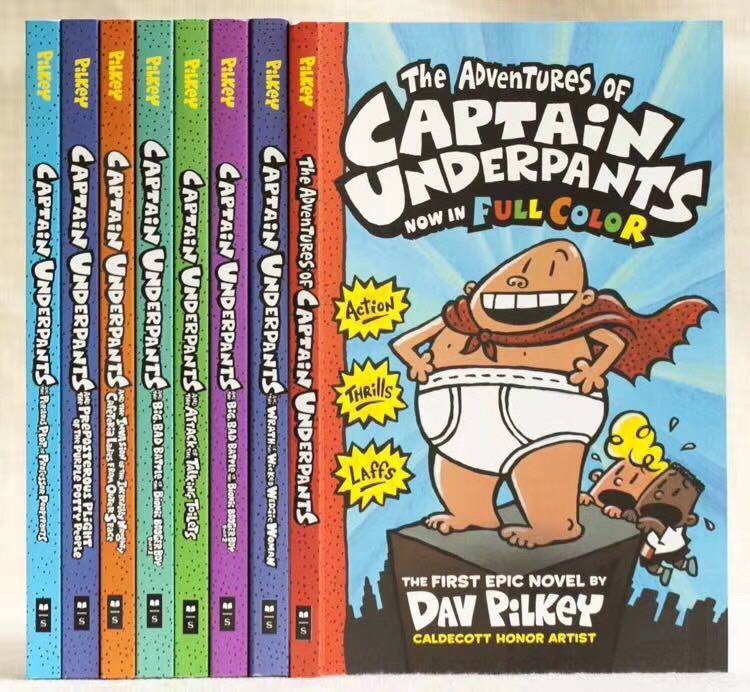 Nhập - CAPTAIN UNDERPANTS FULL COLOUR (Mới nhất 14q)