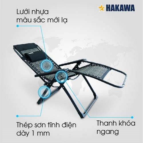 Ghế Xếp Thư Giãn Hakawa HK-G22