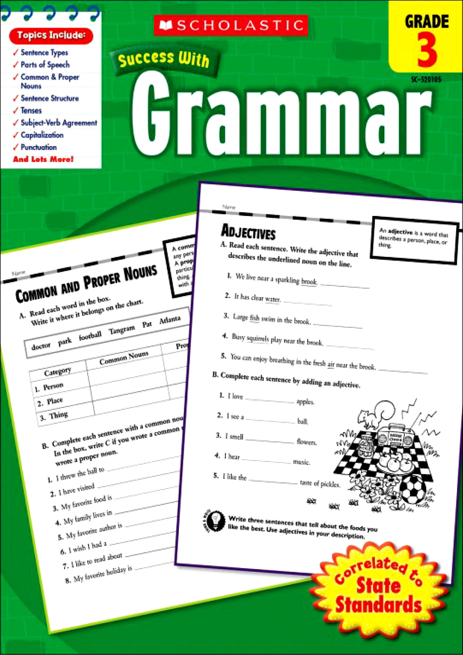 SCHOLASTIC SUCCESS WITH GRAMMAR 1-6 (Sách đen trắng)