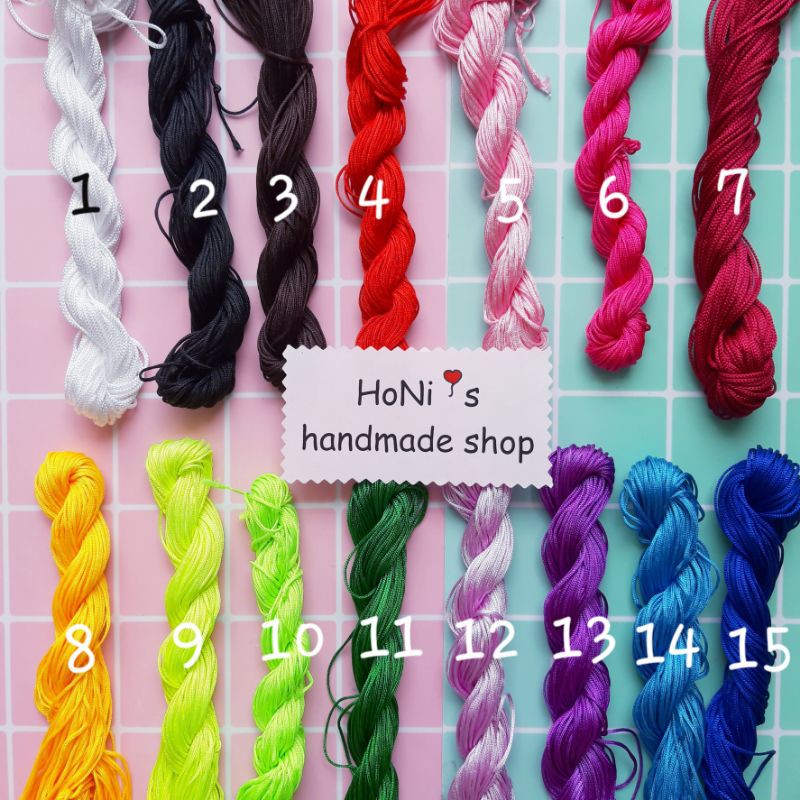 Bó Dây Dù Nhỏ 25m Nhiều Màu