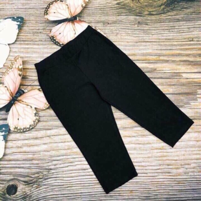 Quần legging đùi co dãn- legging cuộn hồng