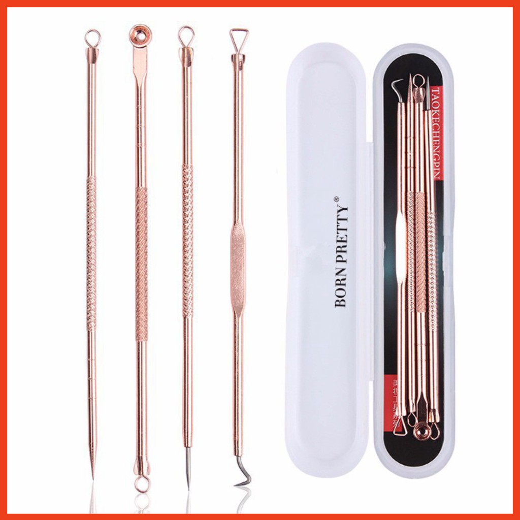 Bộ cây nặn mụn 4 cây 8 đầu