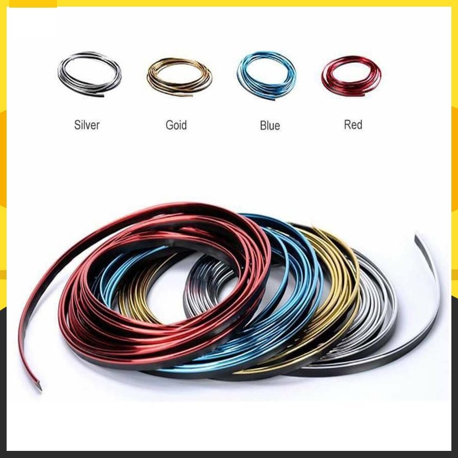 Chỉ Viền Nội Thất Để Trang Trí Ô Tô [Màu đỏ]