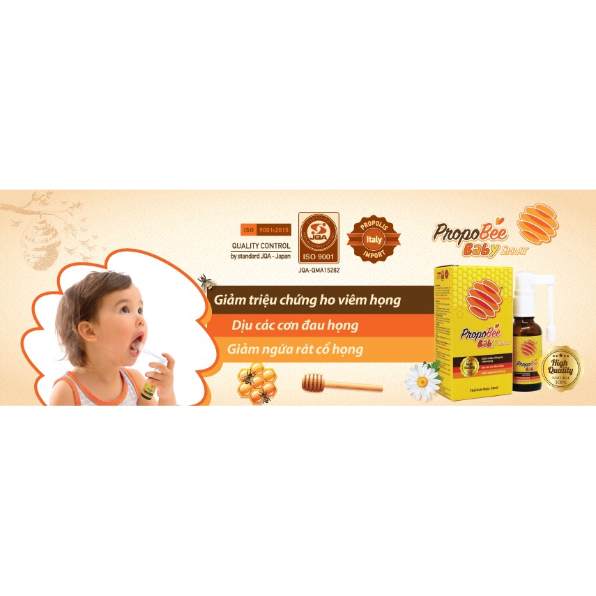 XỊT HỌNG KEO ONG PROPOBEE 30ML