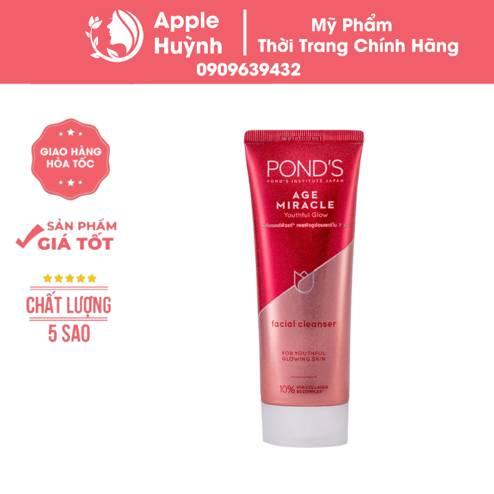Sữa Rửa Mặt Chống Lão Hóa Pond's Age Miracle 100g