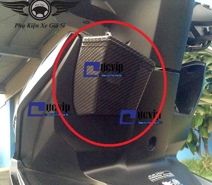 Hộc đựng đồ airblade ab 2023 đời mới 160cc, 125cc, airblade 2020 - 2022 carbon ms2868