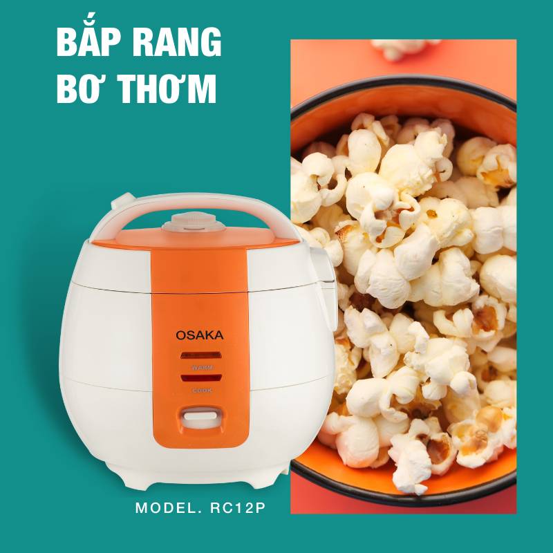 Nồi cơm điện cao cấp lòng "NIÊU" OSAKA RC-12P 1.2L