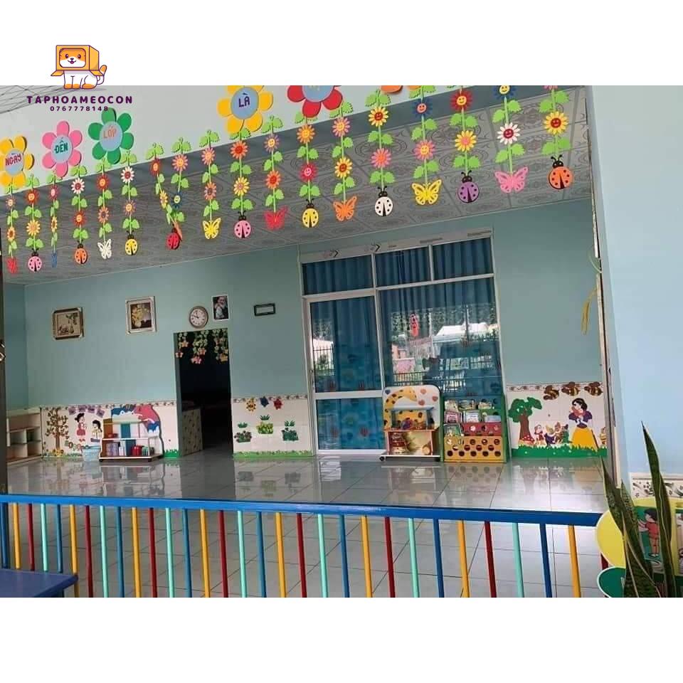 Rèm Cửa Nỉ Trang Trí Mầm Non